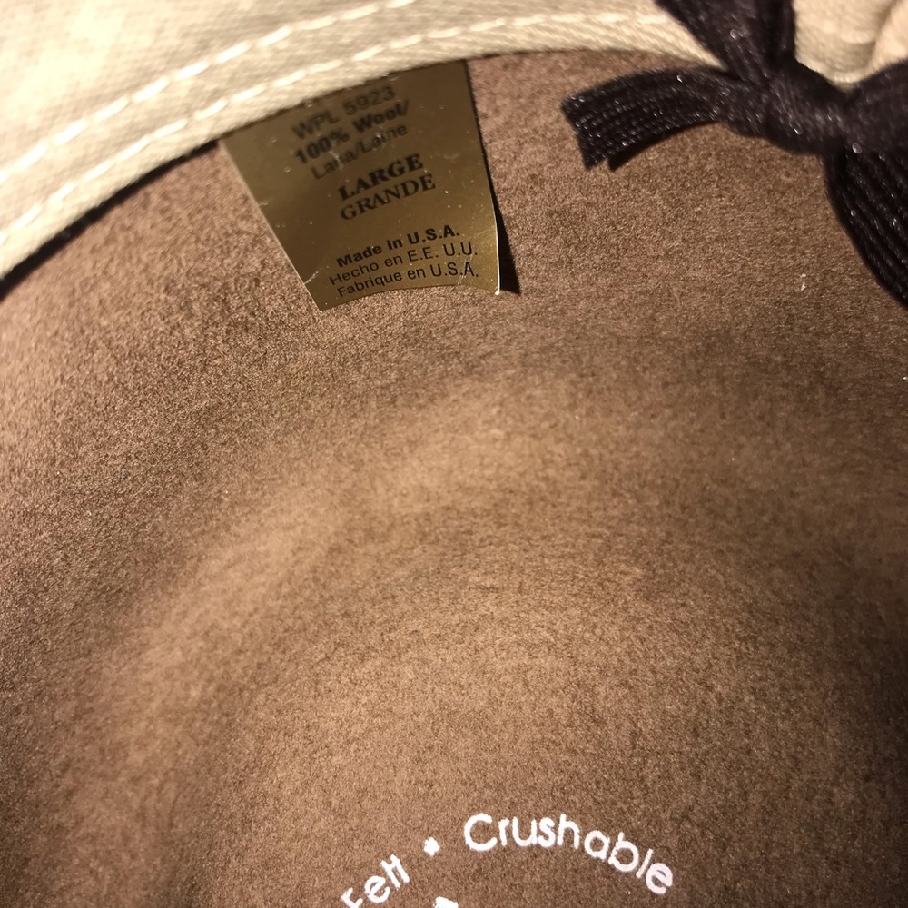 Death Valley 100% wool felt Hat Large